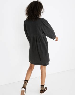 madewell denim babydoll dress