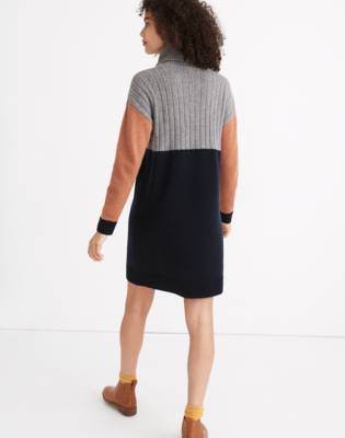 colorblock sweater dress madewell