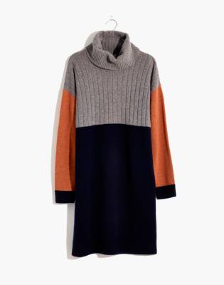 colorblock sweater dress madewell