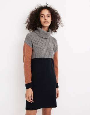 colorblock sweater dress madewell