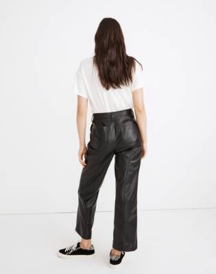 madewell leather pants