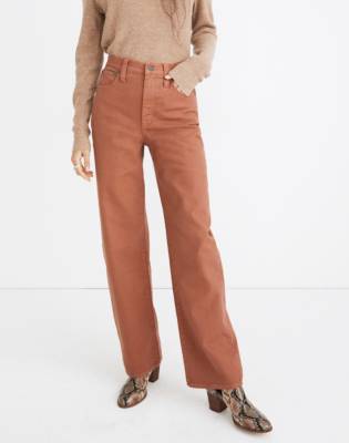 wide leg full length trousers