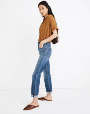 madewell classic straight jeans