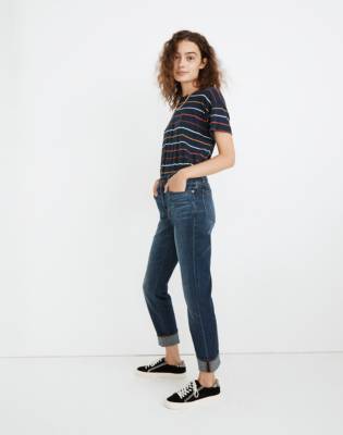 madewell slim boyjean black