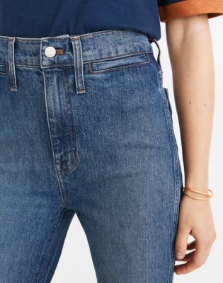 madewell high rise flare jeans