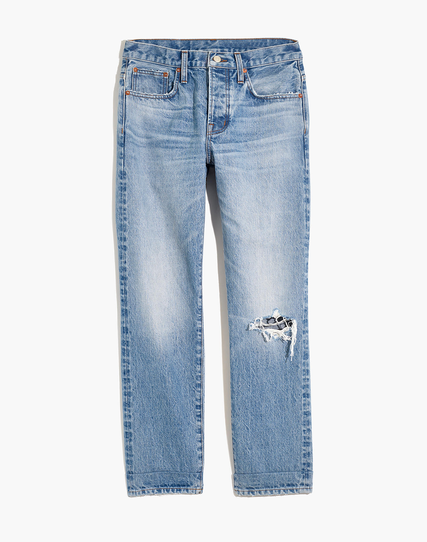 Madewell Rivet & Thread Low-Rise Vintage Straight Jeans: Selvedge Edition