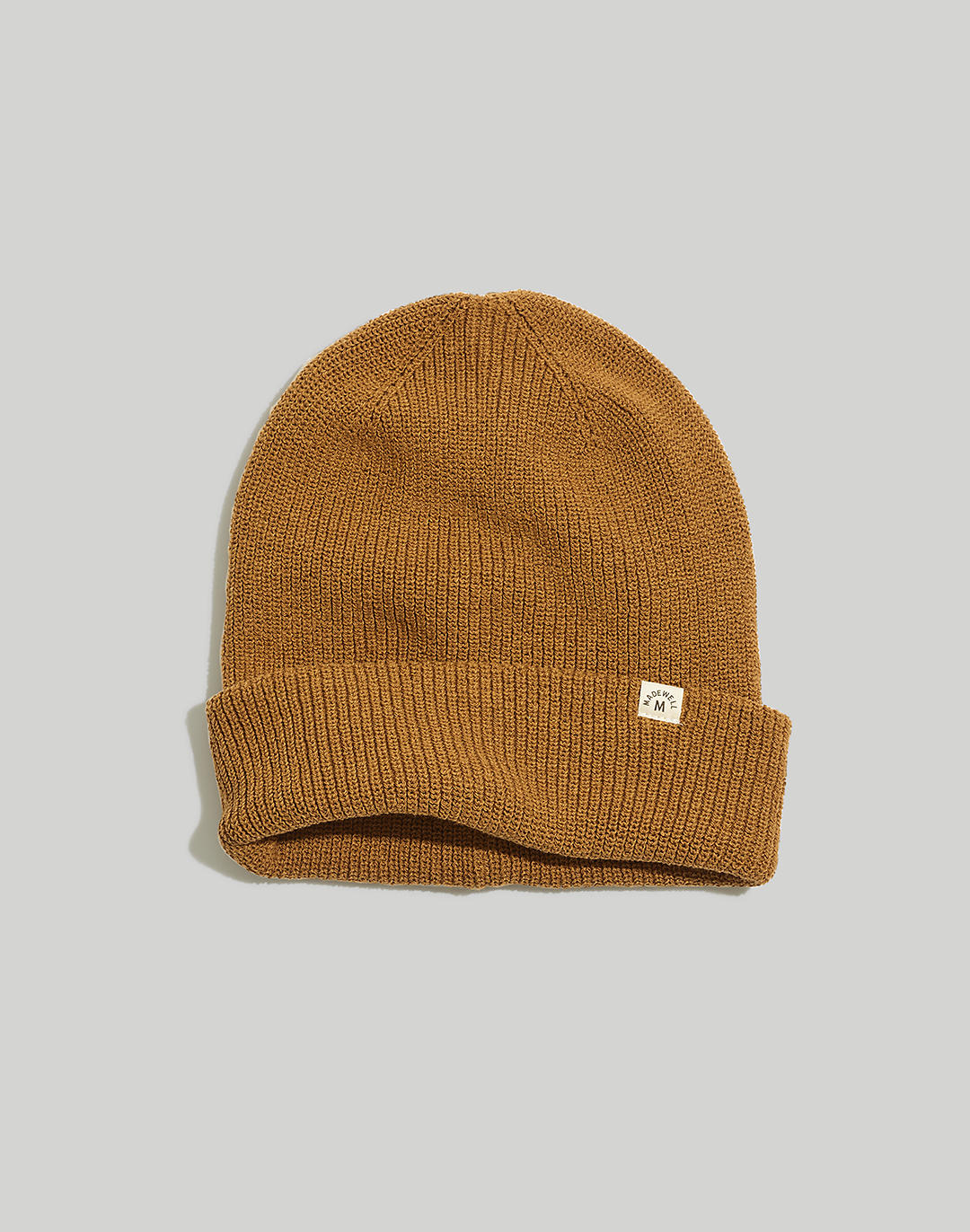 (Re)sourced Cotton Cuffed Beanie in dried cedar image 1