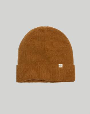 Mw Recycled Cotton Cuffed Beanie In Dried Cedar