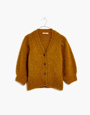 texture & thread boxy bobble cardigan