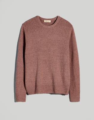 Mw Crewneck Sweater In Vintage Petal Donegal