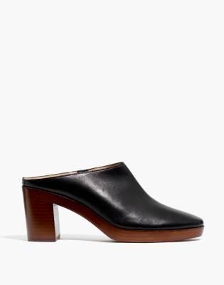 The Daisy Platform Mule in Leather in null image 2