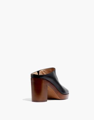 The Daisy Platform Mule in Leather in null image 3