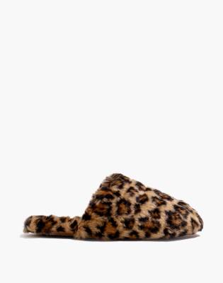 madewell leopard slippers