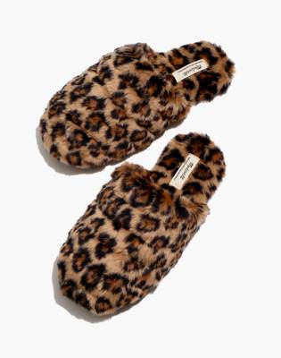 slippers leopard