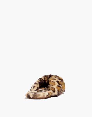 madewell slippers leopard