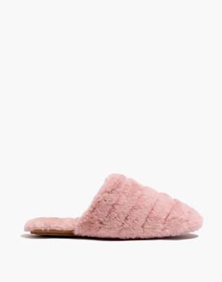 madewell fuzzy slippers