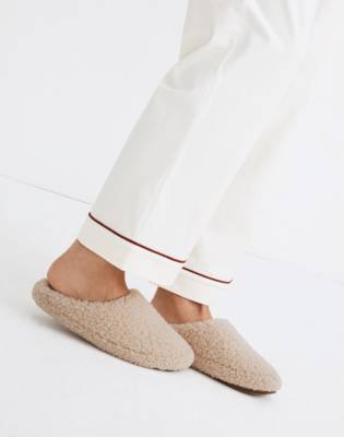 madewell fuzzy slippers