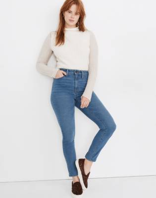 madewell curvy high rise skinny