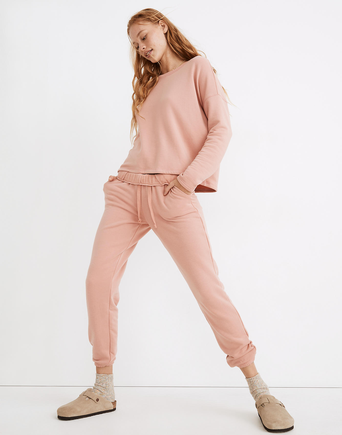 Madewell Sustainable Pink Sweatpant