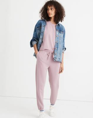 MWL Superbrushed Easygoing Sweatpants in smoky lilac image 1