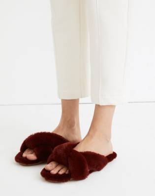 madewell leopard slippers