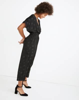 madewell black wrap dress