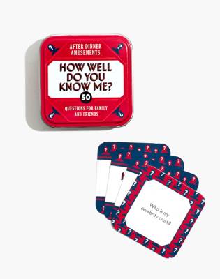 How Well Do You Know Me game from Madewell