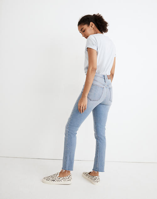 Madewell The Maternity Perfect Vintage Jeans in Coffey Wash 