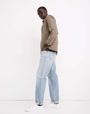 relaxed fit selvedge denim