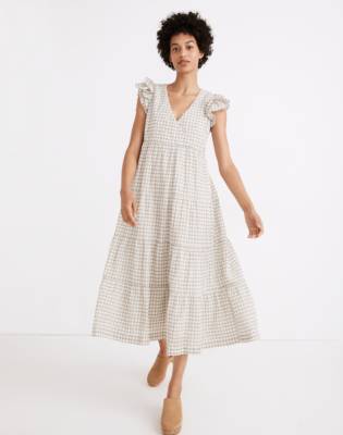 midi seersucker dress