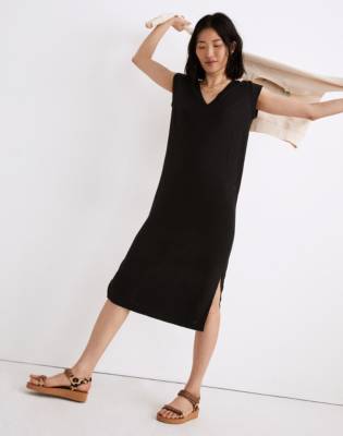 madewell v neck tank dress