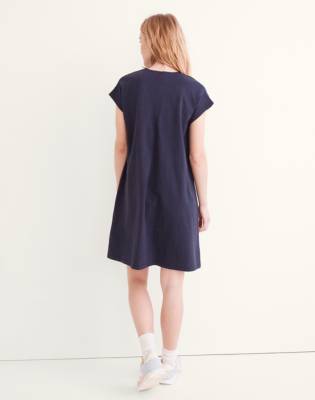 madewell cap sleeve dress