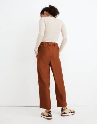 madewell pull on tapered pants