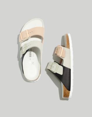 Birkenstock® Nubuck Leather Arizona Sandals in Colorblock