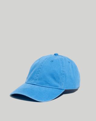 Mw Organic Cotton Broken-in Baseball Cap In Oasis Blue