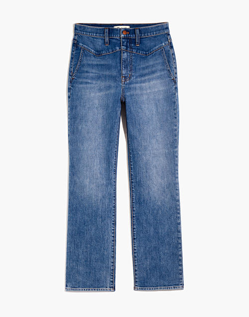 Slim Demi-Boot Jeans in Tracy Wash: Western Yoke Edition