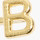 Change to Katie Dean Jewelry&trade; 18k Gold-Plated Initial Ring