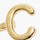 Katie Dean Jewelry&trade; 18k Gold-Plated Initial Ring