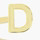 Katie Dean Jewelry&trade; 18k Gold-Plated Initial Ring