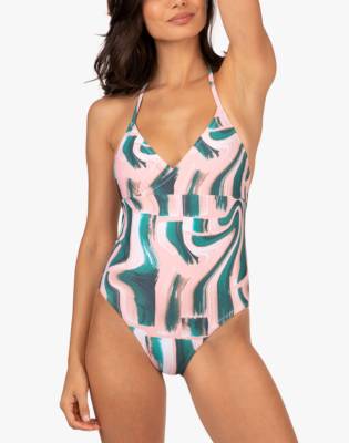 Lively The Halter One Piece In Print