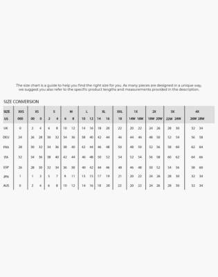 Clothing Size Charts Measurement Guide Madewell Clothing Size Chart, Madewell, Clothes atelier