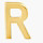 Change to LETTER R