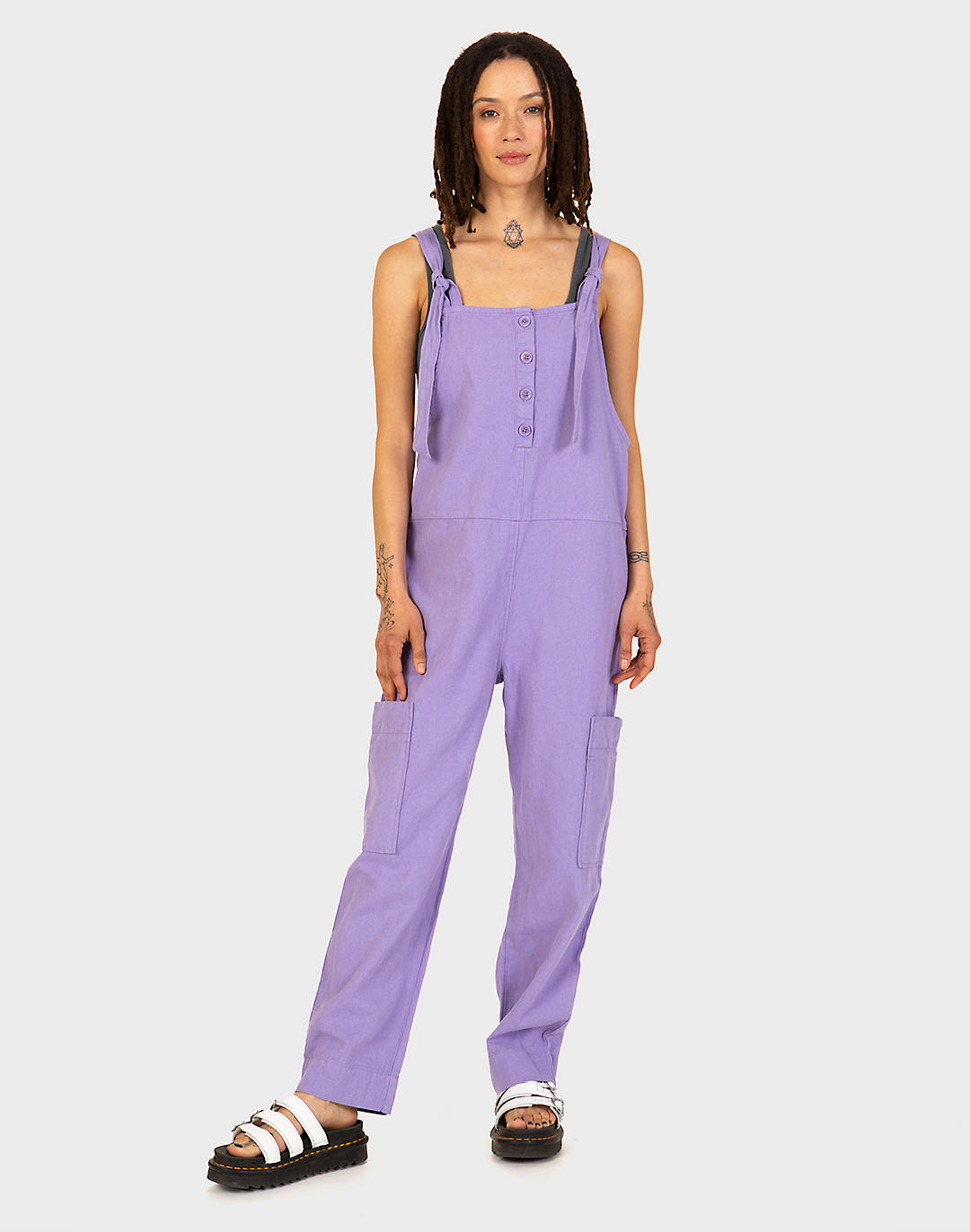 80s Jumpsuits and Overalls Back Beat Co. Hemp Canvas Overall $178.00 AT vintagedancer.com