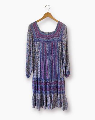 The Curatorial Dept. Vintage Chambell Indian Block Print Dress