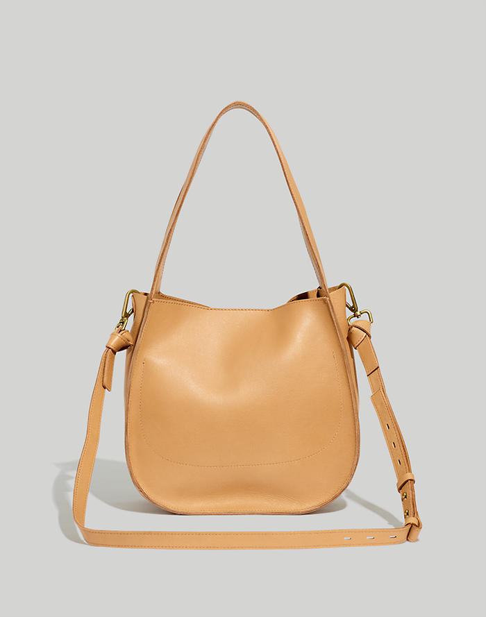 Leather Shoulder Shopping Bag