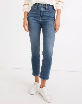 madewell slim straight jeans