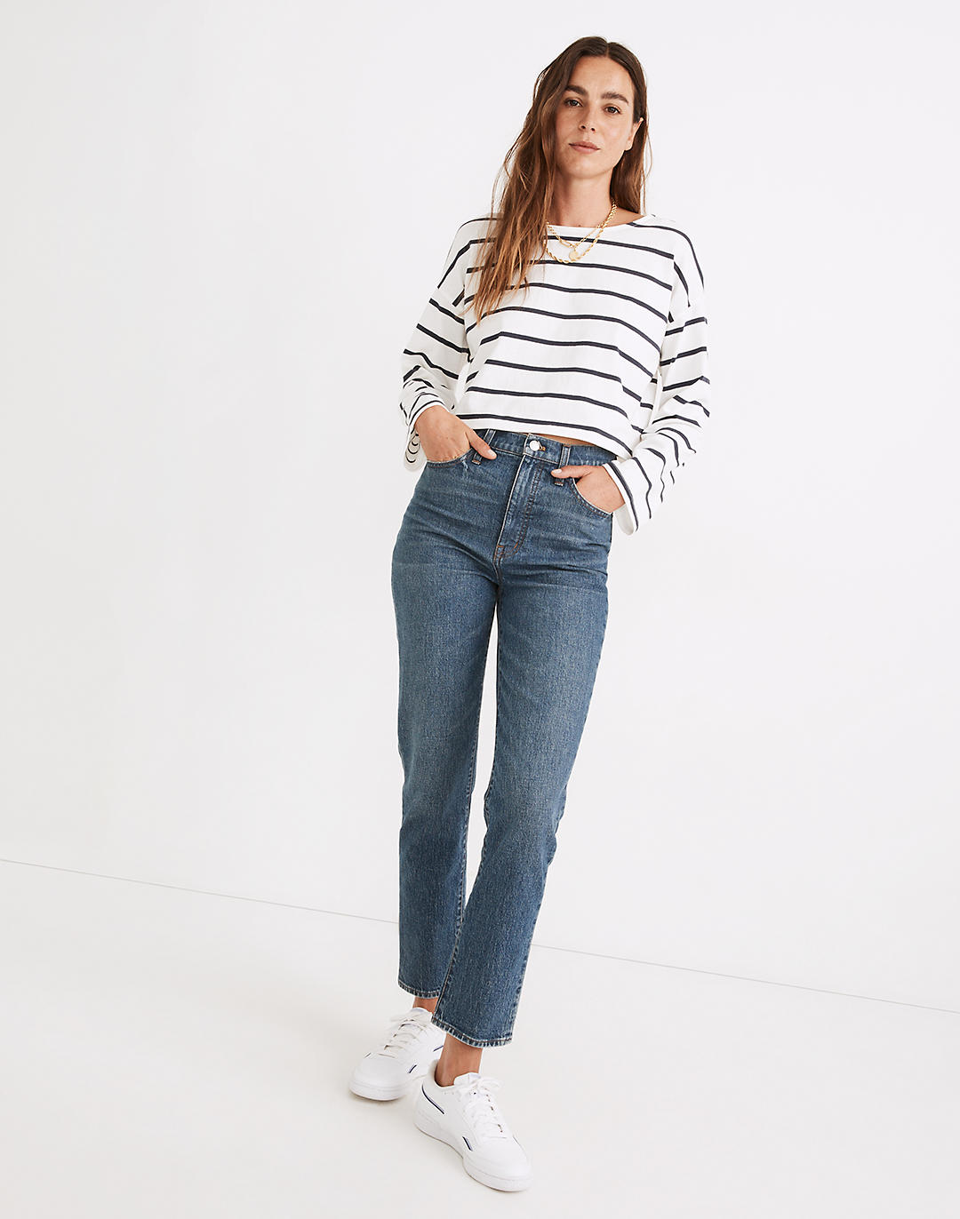 Madewell classic straight jeans meadowland new nwt 32 - munimoro.gob.pe