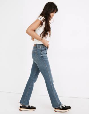 petite bootcut high rise jeans