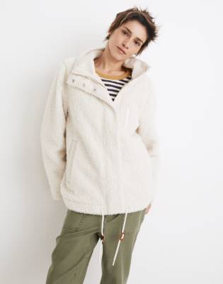 sherpa zip jacket