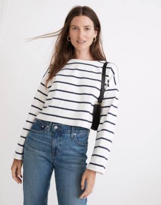 Madewell The Denim Pull-on Wide-leg Pant In Lighthouse
